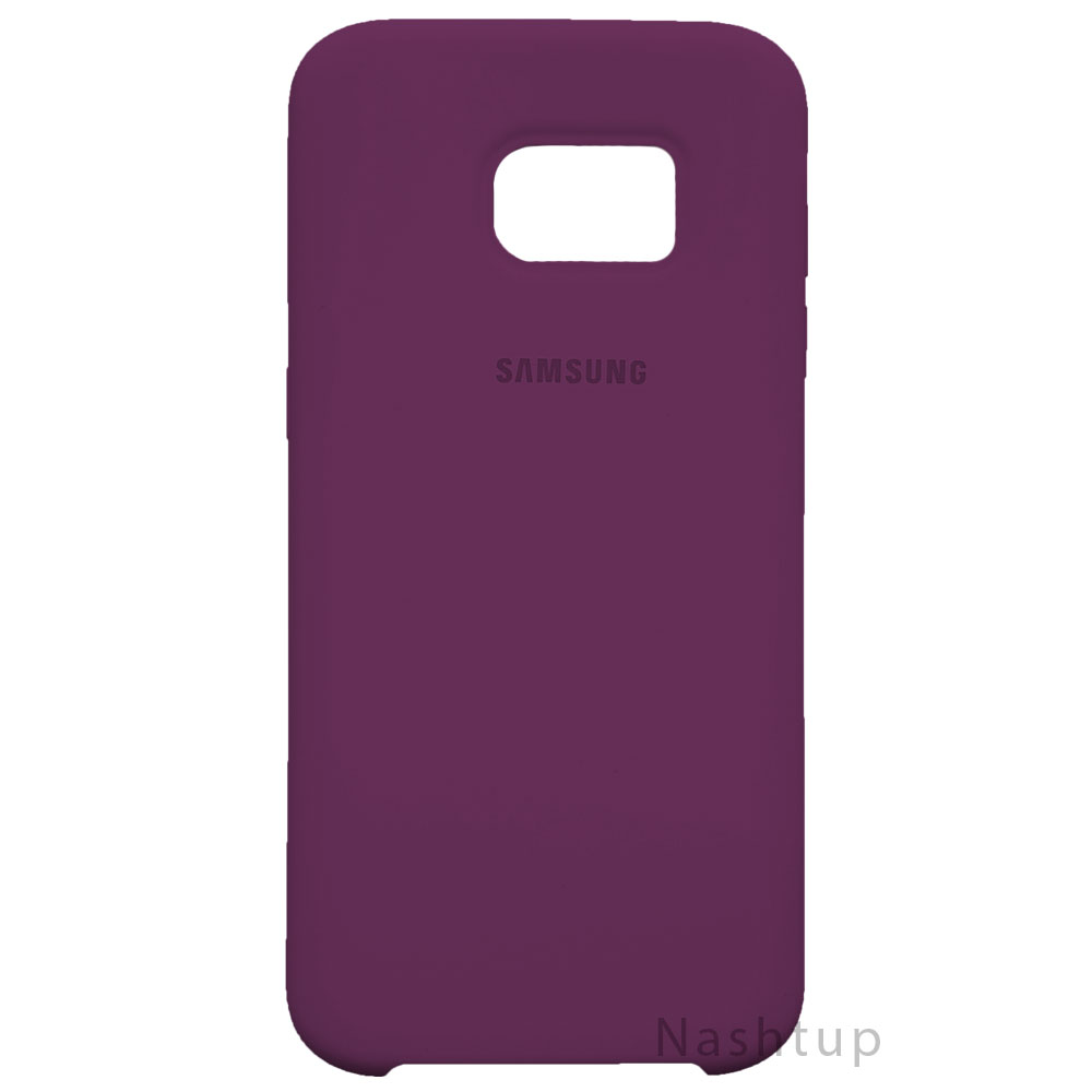قاب سيليكونى اصلى رنگ بنفش گوشى Samsung Galaxy S7 Edge 